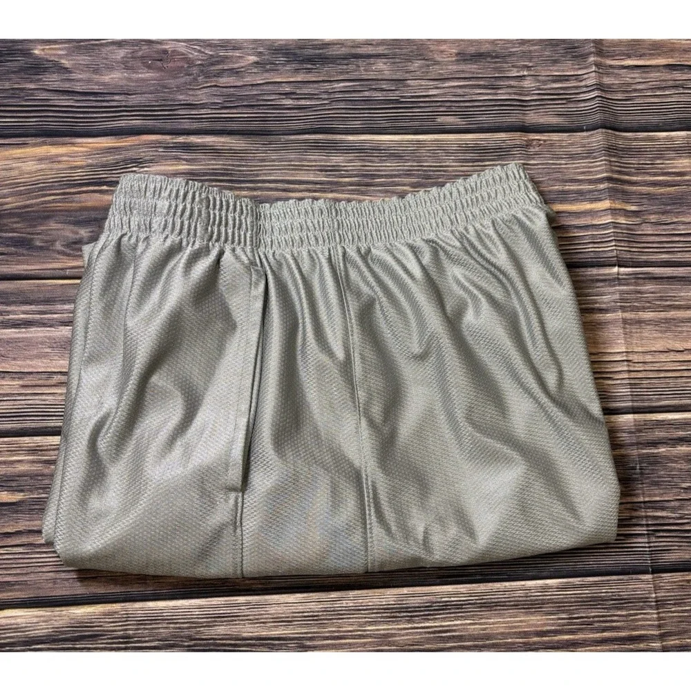 NIKE MENS GRAY BASKETBALL SHORTS SIZE XL 480400-070 GRAY POCKETS LINED
